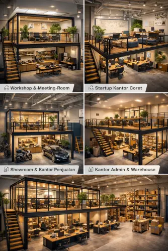Mezzanine Ruang Kantor di Johar Baru