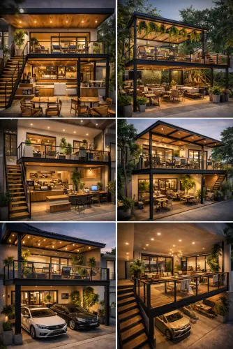 Mezannine Cafe Modern di Johar Baru