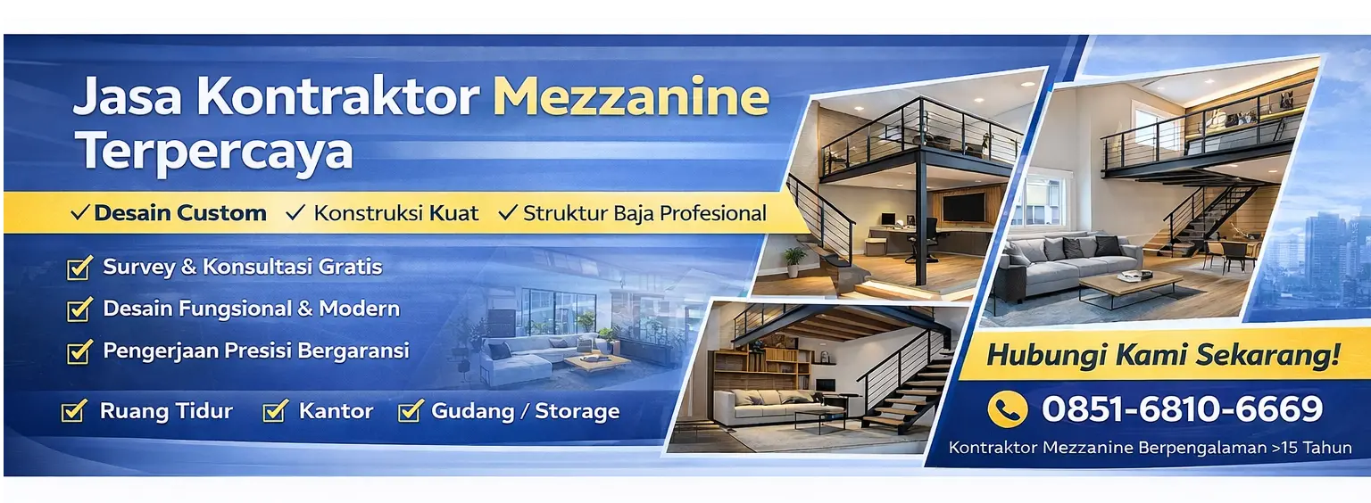 Jasa Pembuatan Mezzanine joharbaru Bergaransi